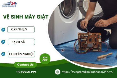 Vệ Sinh Máy Giặt Tại Nhà Trọn Gói Chuyên Sâu Chỉ Từ 200k