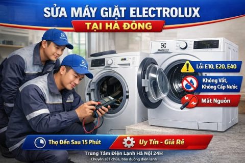 Sửa máy giặt Electrolux tại Hà Đông 24/7 | Thợ Giỏi, Giá Rẻ Nhất