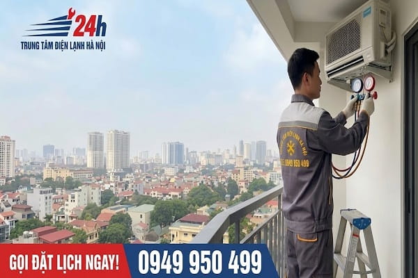 Thợ bơm gas điều hòa tại Nguyễn Khang chuyên nghiệp