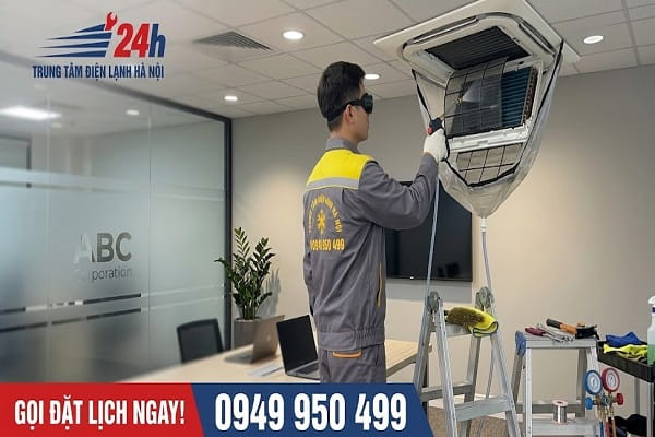 Vệ sinh điều hòa tại Nguyễn Khang bài bản đúng các bước