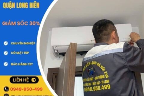 [Hỏa Tốc] Sửa điều hòa quận long biên, giá rẻ nhất 2025