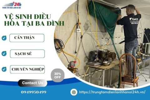 Bảo Dưỡng Điều Hòa Quận Ba Đình – Sạch Bóng Trọn Gói 149K