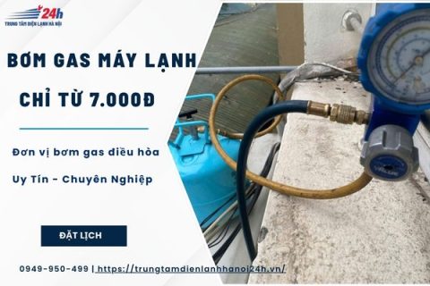 Bơm Gas Điều Hòa Quận Thanh Xuân, Ưu Đãi Giảm 30% Chính Hãng