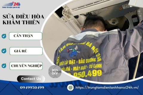 Sửa điều hòa tại Khâm Thiên giá rẻ | Đến nhanh 15 phút