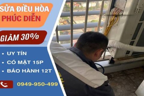 Sửa Điều Hòa Tại Phúc Diễn – Có Mặt 15P, Giảm Ngay 30%