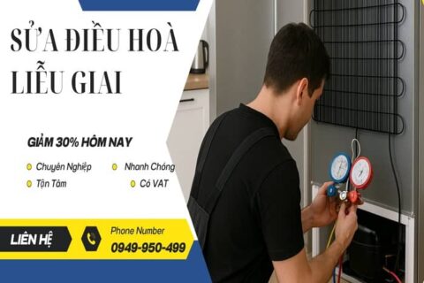 Sửa điều hòa tại Liễu Giai, uy tín thợ giỏi O949.95O.499