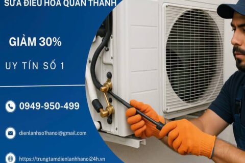 Sửa điều hòa tại Quán Thánh, uy tín, chuyên nghiệp, có mặt nhanh