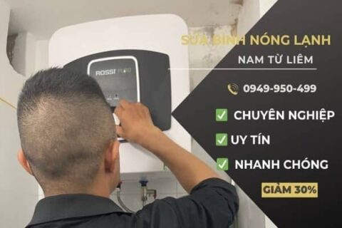 Sửa bình nóng lạnh tại Nam Từ Liêm [1.000+ khách hàng đặt lịch hôm nay]