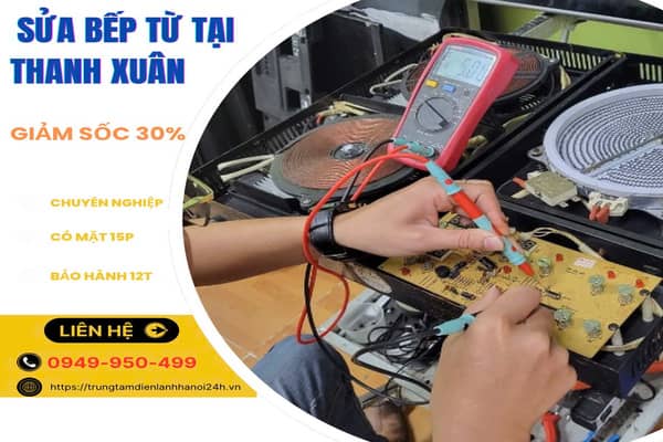 sửa bếp từ tại nhà Thanh Xuân