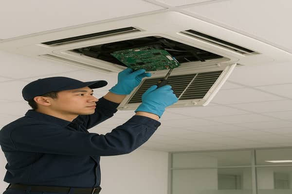 thợ sửa điều hòa âm trần chuyên nghiệp