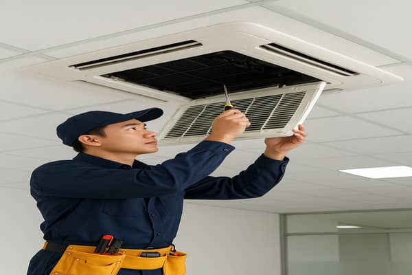 thợ sửa điều hòa âm trần chuyên nghiệp