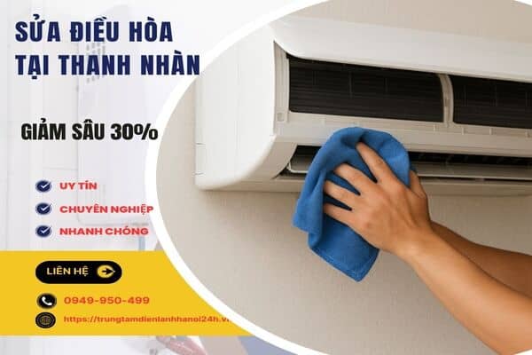 ịch vụ vệ sinh điều hòa tại Thanh Nhàn uy tín