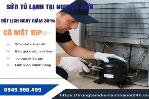 Sửa tủ lạnh tại Nguyễn Xiển giá rẻ