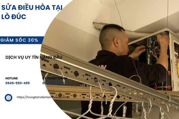 sửa chữa điều hòa tại lò đúc