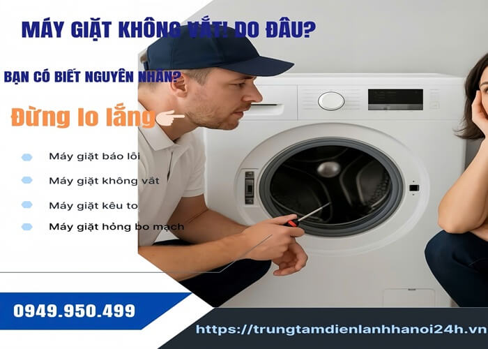 thợ sửa máy giặt không vắt tại Hà Nội