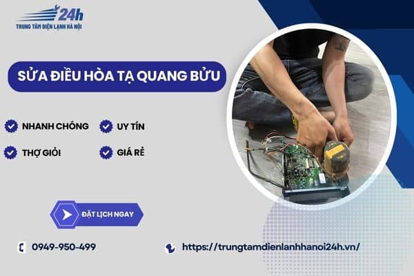 sửa điều hòa tại Tạ Quang Bửu