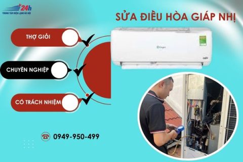 Sửa điều hoà tại Giáp Nhị uy tín, thợ giỏi, sửa dứt điểm chỉ sau 15P