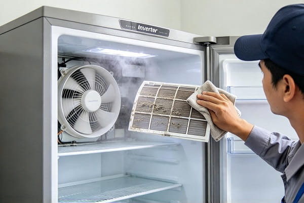 Thợ sửa tủ lạnh không lạnh tại nhà