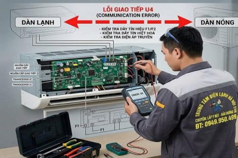 Điều Hòa Daikin Báo Lỗi U4 Là Gì? Nguyên Nhân Và Cách Xử Lý