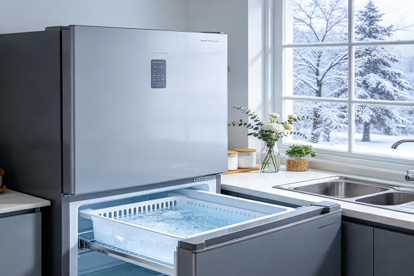 dàn lạnh ngăn đá đóng tuyết do hỏng sò xả đá