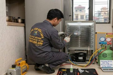 Nạp Gas Tủ Lạnh Tại Nhà Hà Nội – Dò Đúng Điểm Rò, Báo Giá Trước