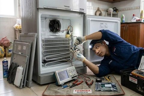 Sửa Tủ Lạnh Toshiba Tại Nhà Hà Nội – Báo Giá Trước, Thợ Đến Nhanh 15P