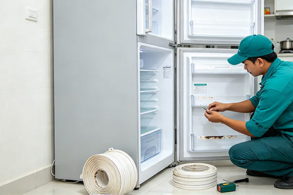 thợ thay gioăng (ron) cửa tủ lạnh tại nhà Hà Nội đúng model
